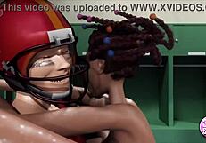 3Dgspot - Teen Babes Fucked Hard in Locker Room by Football Players Part 1 3D Cartoon