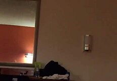 White teen girl sucking cock in blowjob scene