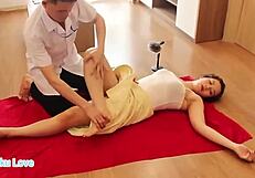 Asian amateur receives full body massage. Turns into hardcore anal sex.