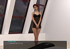 I dominate knockout with big tits and shaved pussy in maledom session.