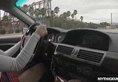 Asian American Teen Babe Delivers Intense Blowjob