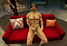 Gay blowjob at castle meeting