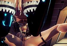 呀，Yaoi伪娘Mizu口交超湿，椅子狂骑无套，日本动漫色情让我疯了