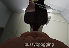 Fat Guy And Black Girl At Model Agency.