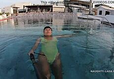 Ever Seen a Transparent Wet Swimsuit Flash in a Public Pool?