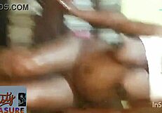 She rides my black cock despite the pain until I cum