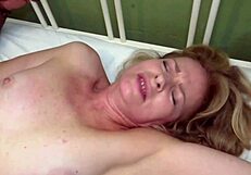 A mature woman meets her black step son for the first time and they have sex