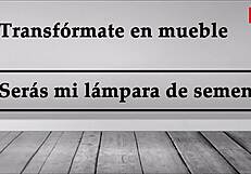 Transform Into Furniture and Become My Semen Lamp JOI in Spanish