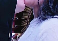 I lick my stepsister's vagina intensely while she rides in cowgirl and orgasms