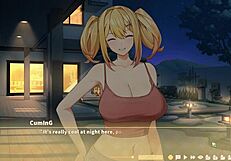 Big Blonde Step Sister Rides Giant Cock