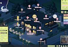 Big Blonde Step Sister Rides Giant Cock