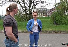 Petite czech sweetie experiences the best fanny fuck in a moving van during outdoor adventure