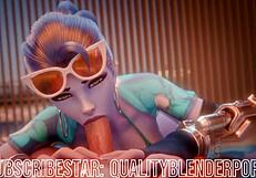 Widow Deepthroats Cock On Beach