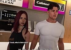 law school episode nine with busty redhead roommate in dorm