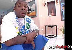 Aryana Starr and Flame Skyy in a scene of black beauty