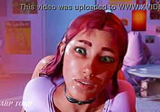 Harptoad Starfire Explores Earth Customs with Wild Doggystyle Action