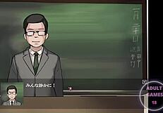 No Pants Exposure in Wild School Cartoon Scene