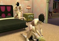 Videl and Nro 18 swap in cheating anal scene