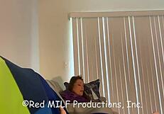 Stepmother Milf1821 visits and delivers a steamy blowjob in wild POV action.