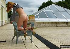 Hey! Watch Alexa Glukoza, Young Hungarian Babe, Masturbate Outdoors!