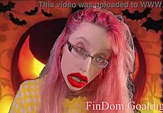 Halloween gelding penectomy fantasy with femdom pov jerk off instructions