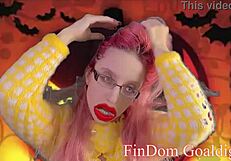 Halloween gelding penectomy fantasy with femdom pov jerk off instructions