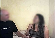 Father-in-law seduces stepdaughter with his big cock!