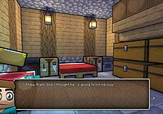 steve fucks the sexy watermelon in hornycraft parody