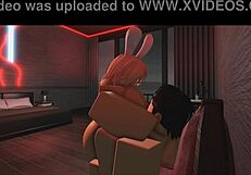 yo, wanna watch me pound the hell outta my bunny slut?