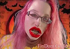 Halloween gelding penectomy fantasy with femdom pov jerk off instructions