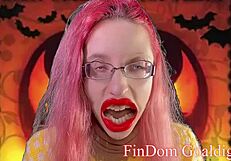 Halloween gelding penectomy fantasy with femdom pov jerk off instructions