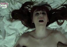 Cute stepdaughter Michelle Anthony shares bed and pussy with stepdad in sensual taboo sex