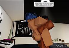 he shows off his awesome crib