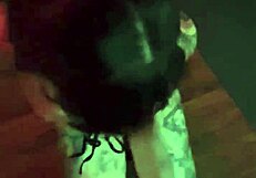 Beautiful bondaged tattooed girlfriend Sandraxo1 gives intense blowjob in homemade bondage scene