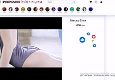 Private Com - Fit Babe Stacy Cruz Blows And Gets Cum On Tits