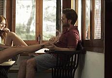 Redhead beauty michelle h enjoys sensual blowjob and doggystyle creampie