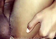 Skinny blonde finds bodybuilder in trail and gets anal fucked at home