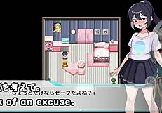 Outdoor crossdressing flashing game with anime hentai machine subtitles by silent v ghost2