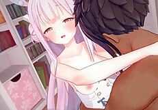 动漫美少女Mika被狗爬式猛干，呻吟销魂