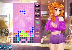 Commented gameplay of a hentai game with a gamer girl