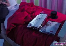 Step Daddy Gives Teen a Creampie in POV First Time