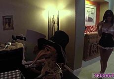 Step Daddy Gives Teen a Creampie in POV First Time