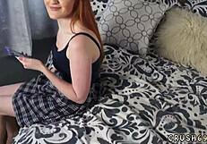 Teen goddess shares intimate family moments in private