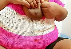 Pattaya girl shows her big boobs