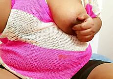 Pattaya girl shows her big boobs