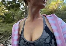 Stepmom Gets Anal Fucked Outdoors After Election Win