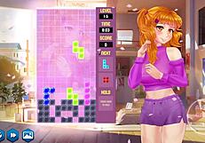 Commented gameplay of a hentai game with a gamer girl