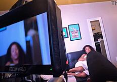 Behind The Scenes: Latina Whore Blows Monster Cock Before Anal Assfucking