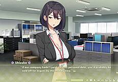 summer clover fired for giant cock in harem game