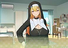 summer clover fired for giant cock in harem game